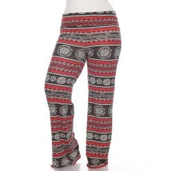 Plus Size White Mark Palazzo Pants 189 Gray Geo 24 Plus Size White Mark Palazzo Pants 189 Gray Geo -White Mark Sales unnamed file 1028