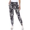 Women's White Mark Camo Harem Pants Blue