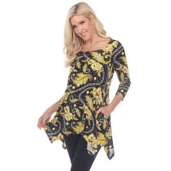 Women's White Mark Printed Tunic Top -White Mark Sales unnamed file 1263