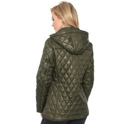 Women's White Mark Puffer Coat Navy -White Mark Sales unnamed file 1266