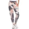 White Mark Tie-Dye Harem Pants Black