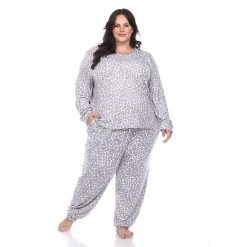 Plus Size White Mark Leopard Lounge Set -White Mark Sales unnamed file 1486