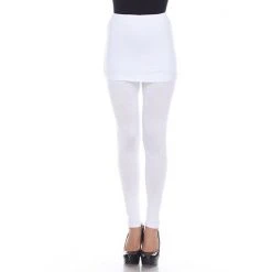 Women's White Mark Skirted Leggings -White Mark Sales unnamed file 1506