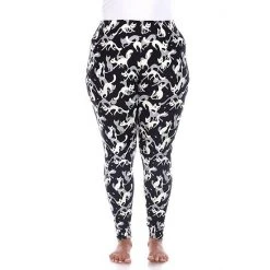Plus Size White Mark Printed Leggings White Cat -White Mark Sales unnamed file 1542