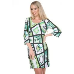 Women's White Mark Printed Sheath Dress Pink -White Mark Sales unnamed file 1579