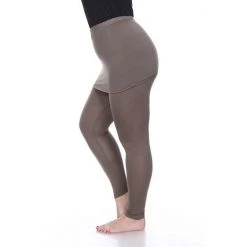 Plus Size White Mark Skirted Leggings Navy -White Mark Sales unnamed file 1602