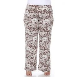 Plus Size White Mark Floral Print Palazzo Pants Mint -White Mark Sales unnamed file 1625