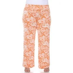 Plus Size White Mark Floral Print Palazzo Pants Mint -White Mark Sales unnamed file 1627