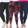 Plus Size White Mark 3-Pack Leggings Set Black Cheetah Tropical 2 Plus Size White Mark 3-Pack Leggings Set Black Cheetah Tropical -White Mark Sales unnamed file 1650