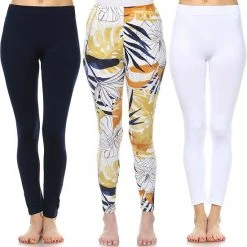 Women's White Mark 3-Pack Leggings Set Black Paisley Cheetah 22 Women's White Mark 3-Pack Leggings Set Black Paisley Cheetah -White Mark Sales unnamed file 1670