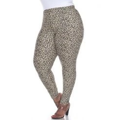 Plus Size White Mark Print Leggings Gray -White Mark Sales unnamed file 1727
