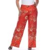 Plus Size White Mark Floral Paisley Print Palazzo Pants 1 Plus Size White Mark Floral Paisley Print Palazzo Pants -White Mark Sales unnamed file 1742