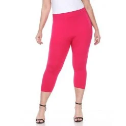 Plus Size White Mark Capri Leggings -White Mark Sales unnamed file 1825