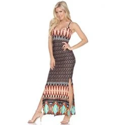 Women's White Mark Nila Maxi Dress Brown -White Mark Sales unnamed file 1877