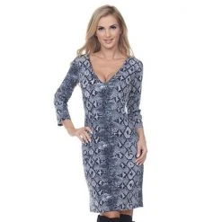 Women's White Mark Paisley Sheath Dress Fuchsia Green -White Mark Sales unnamed file 1897