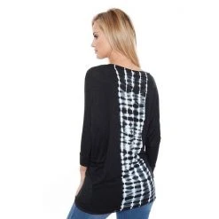 Women's White Mark Dolman Tunic Black Burst -White Mark Sales unnamed file 1902