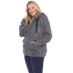 Plus Size White Mark Sherpa Jacket -White Mark Sales unnamed file 1981