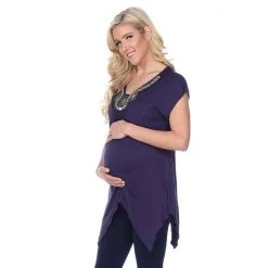 Maternity White Mark Embellished Tunic Top Mint -White Mark Sales unnamed file 2011