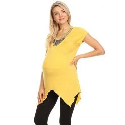 Maternity White Mark Embellished Tunic Top Mint -White Mark Sales unnamed file 2014