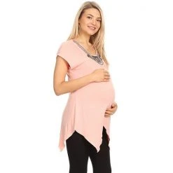 Maternity White Mark Embellished Tunic Top Mint -White Mark Sales unnamed file 2016