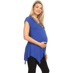 Maternity White Mark Embellished Tunic Top Mint -White Mark Sales unnamed file 2018