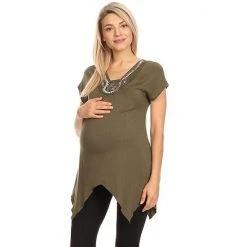 Maternity White Mark Embellished Tunic Top Mint -White Mark Sales unnamed file 2021