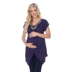 Maternity White Mark Embellished Tunic Top Mint -White Mark Sales unnamed file 2022