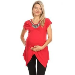 Maternity White Mark Embellished Tunic Top Mint -White Mark Sales unnamed file 2023