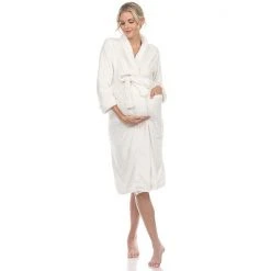 Maternity White Mark Robe -White Mark Sales unnamed file 2032