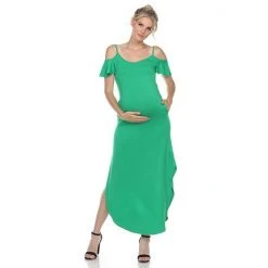 Maternity White Mark Cold-Shoulder Maxi Dress Navy 19 Maternity White Mark Cold-Shoulder Maxi Dress Navy -White Mark Sales unnamed file 2052