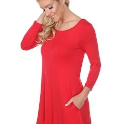 Women's White Mark Makayla Pocket Tunic Top -White Mark Sales unnamed file 207