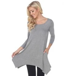 Women's White Mark Makayla Pocket Tunic Top -White Mark Sales unnamed file 211