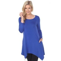 Women's White Mark Makayla Pocket Tunic Top -White Mark Sales unnamed file 212