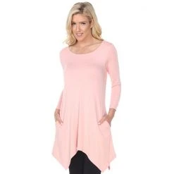 Women's White Mark Makayla Pocket Tunic Top -White Mark Sales unnamed file 215