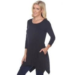 Women's White Mark Makayla Pocket Tunic Top -White Mark Sales unnamed file 216