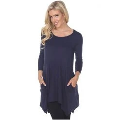 Women's White Mark Makayla Pocket Tunic Top -White Mark Sales unnamed file 219