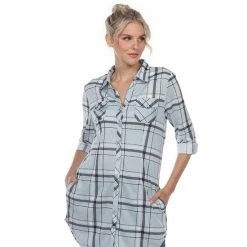 Women's White Mark Plaid Tunic Top Pink 16 Women's White Mark Plaid Tunic Top Pink -White Mark Sales unnamed file 324