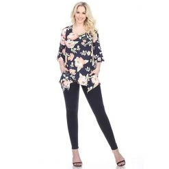 Women's White Mark Blanche Tunic Red -White Mark Sales unnamed file 421