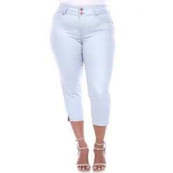 Plus Size White Mark Capri Jeans -White Mark Sales unnamed file 454