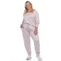 Plus Size White Mark 2-Piece Lounge Set Gray Tie Dye -White Mark Sales unnamed file 460