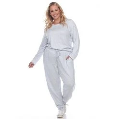 Plus Size White Mark 2-Piece Lounge Set Gray Tie Dye -White Mark Sales unnamed file 464