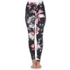 Women's White Mark Holiday Print Leggings White Coral Black -White Mark Sales unnamed file 481