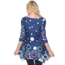 Women's White Mark Scroll Tunic Pink -White Mark Sales unnamed file 512