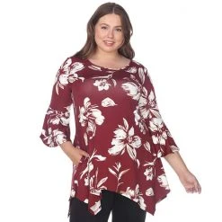 White Mark Plus Size Blanche Tunic Top Navy -White Mark Sales unnamed file 52