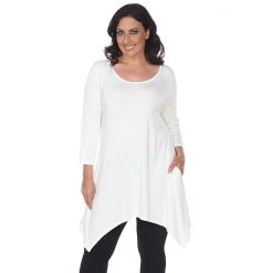 Plus Size White Mark Handkerchief Tunic Top -White Mark Sales unnamed file 70