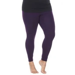 Plus Size White Mark Solid Leggings -White Mark Sales unnamed file 717