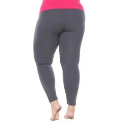 Plus Size White Mark Solid Leggings -White Mark Sales unnamed file 718
