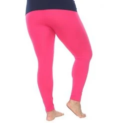 Plus Size White Mark Solid Leggings -White Mark Sales unnamed file 719