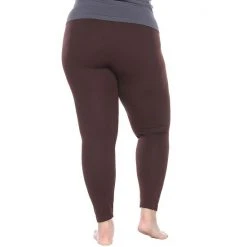 Plus Size White Mark Solid Leggings -White Mark Sales unnamed file 720