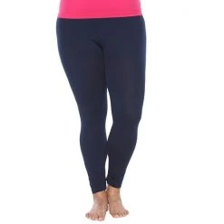 Plus Size White Mark Solid Leggings -White Mark Sales unnamed file 724